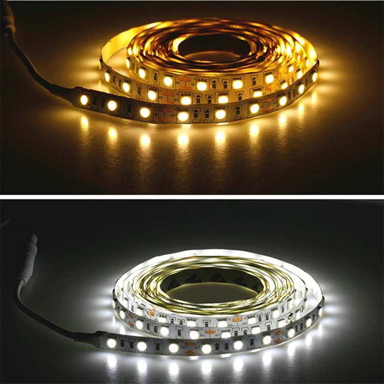 3.28ft White LED Strip Lighting Kit For DIY, With Touch Dimmer Switch